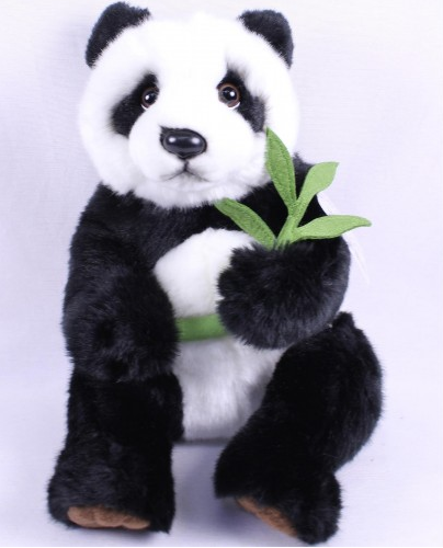 Plüsch Panda mit Bambus