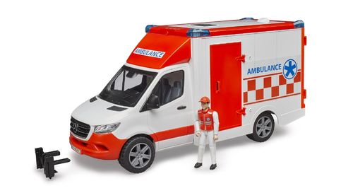 MB Sprinter Ambulanz mit Fahrer u. Light- und Sound-Modul